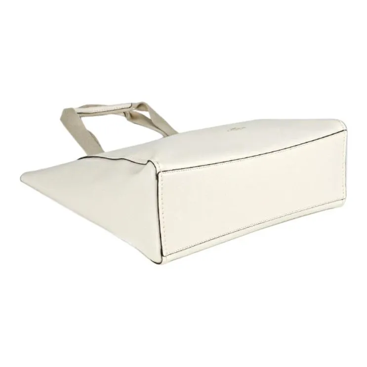 COACH Derby Cow Leather Tote Bag, Shopping Bag, Shoulder Bag, Crossbody Bag, Handbag Tubas Women's Pure White-2