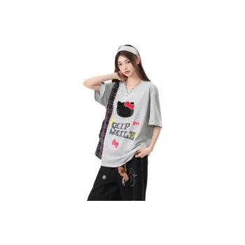 YINLEI T Shirts Women's Gray