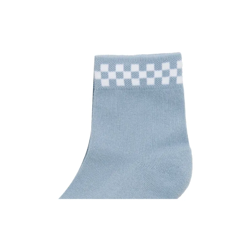 Vans Mid Calf Socks Unisex 1 Pack Gray Blue-1