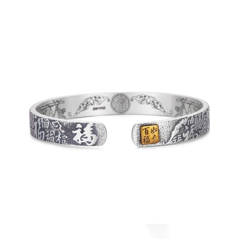 COLIMIDA S999 Fine Silver Bangles Men's-0