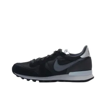 Nike Internationalist Anti Slip Wear Resistant Low Top Running Shoes Women's Black