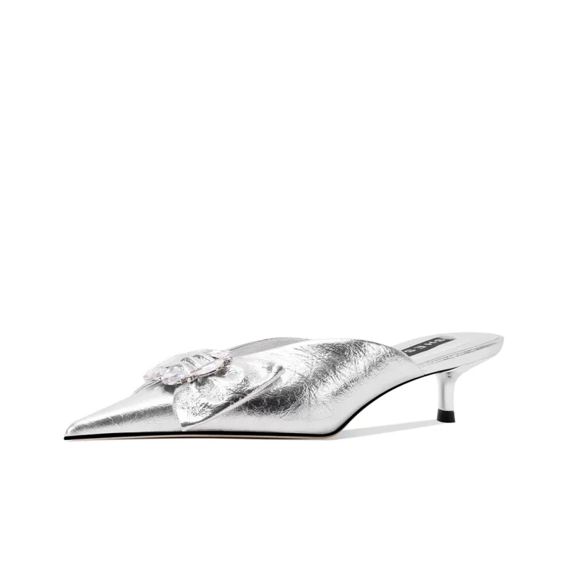 Shesrim Rubber Sole Slip Resistant Closed Toe Slippers Women's-5