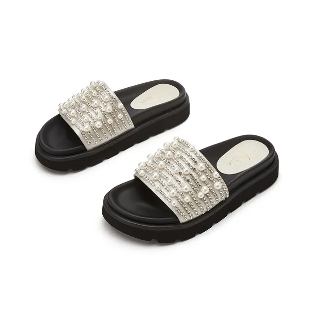 MILLIE'S Rubber Sole Slide Slippers Women's-6