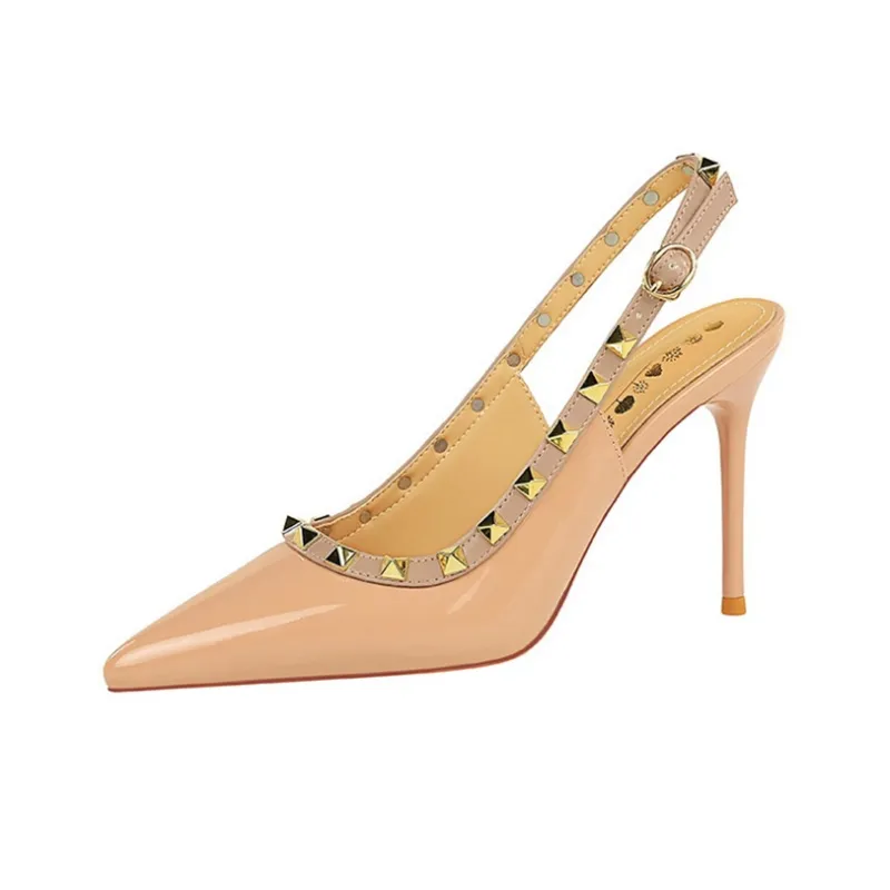 BIGTREE Slim Heel High Heels Women's-2