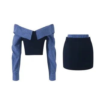Aghr Two Piece Skirt Sets Women's