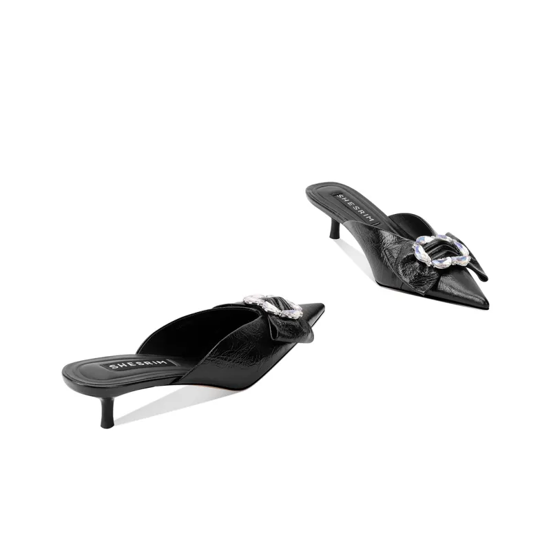 Shesrim Rubber Sole Slip Resistant Closed Toe Slippers Women's-3