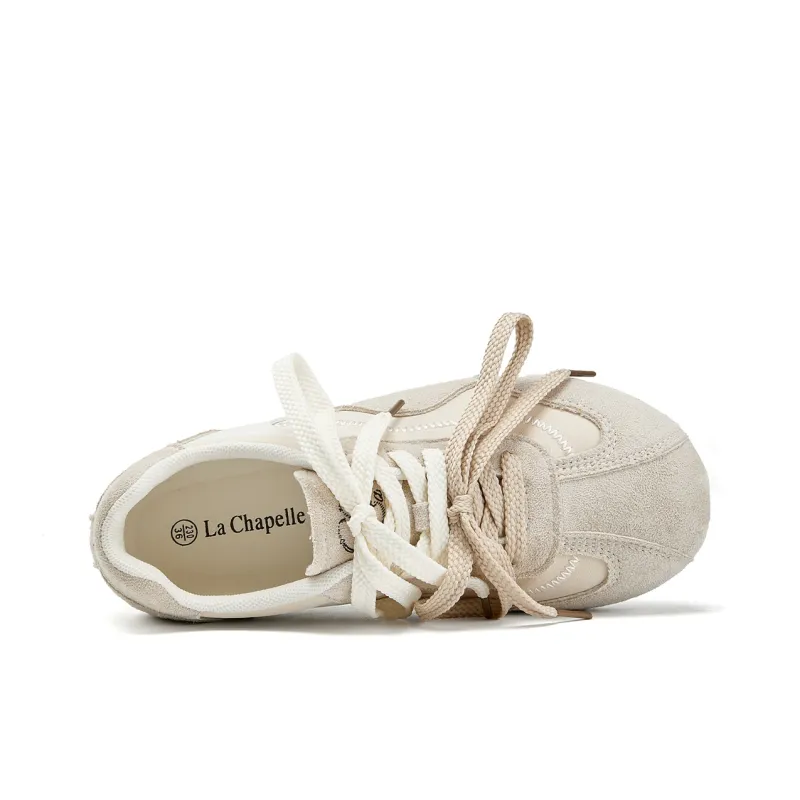 La Chapelle Slip Resistant, Abrasion Resistant, Rebound Resistant Low Top Casual Shoes Women's Greige-6