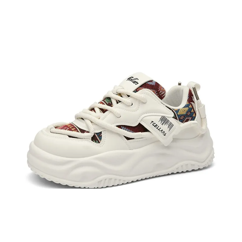TCELLARS Abrasion Resistant Balance Lightweight Height Increasing Rebound Low Top Casual Shoes Men's-10