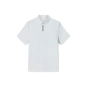 Anta Variety Training Collection Polo Shirt Men's Ice Blue Gray
