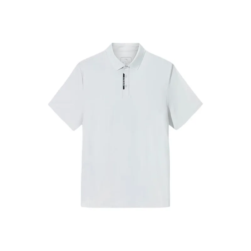 Anta Variety Training Collection Polo Shirt Men's Ice Blue Gray-0