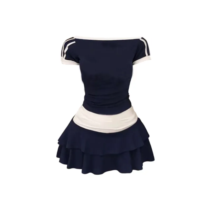 POPO.INFO Two Piece Skirt Sets Women's-1