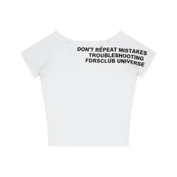 FDR T Shirts Women's White