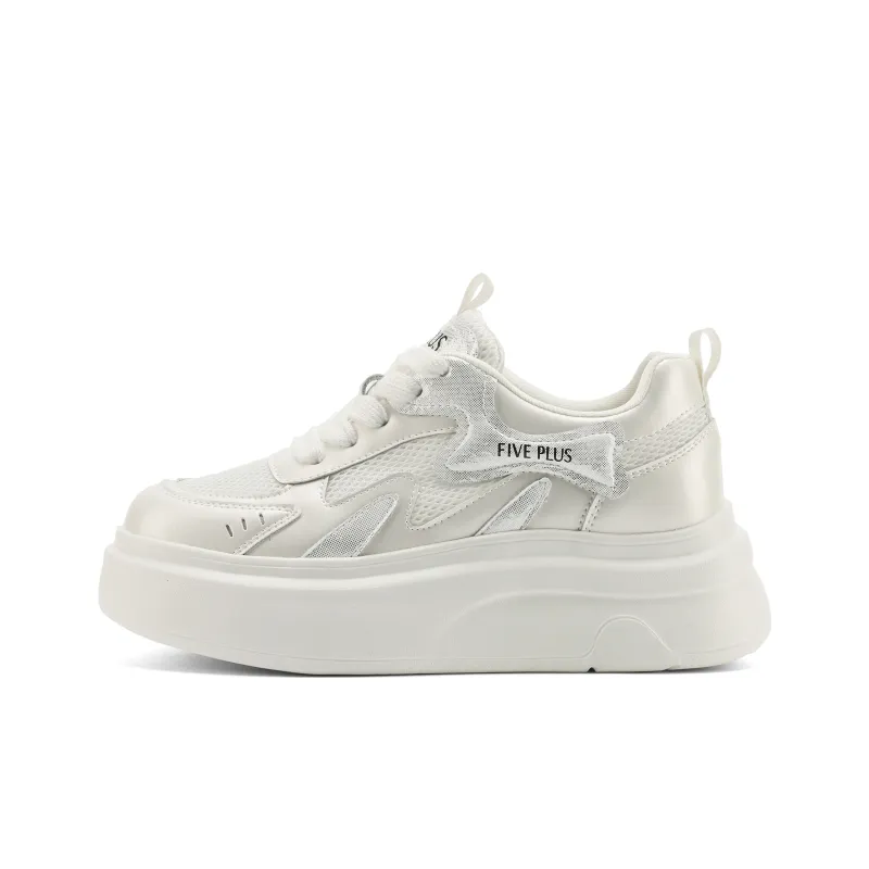 FIVE PLUS Anti Slip Wear Resistant Low Top Skateboard Shoes Women's-3