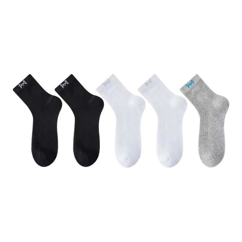 MIIOW Cool One Summer Series Mid Calf Socks Men's 5 Pack-0