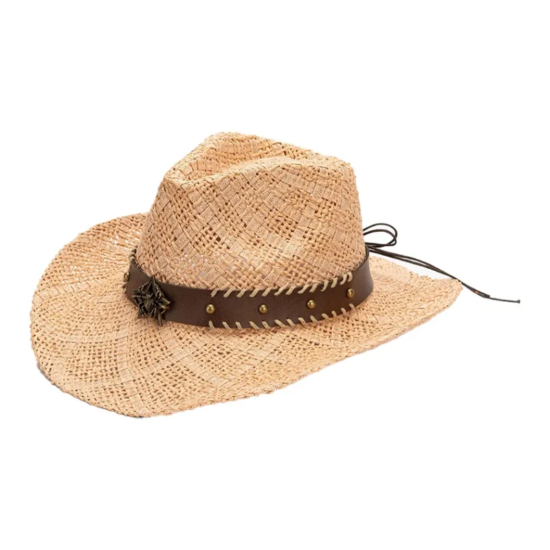 MUSTKOO Straw Woven Sun Protection Hats Unisex-7