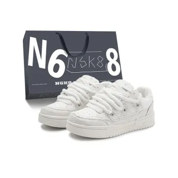 N6K8 Anti Slip Wear Resistant Low Top Skateboard Shoes Unisex