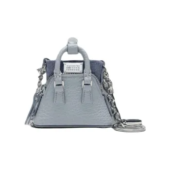 Maison Margiela 5AC Calfskin Keychain Bag Accessory Women's Blue