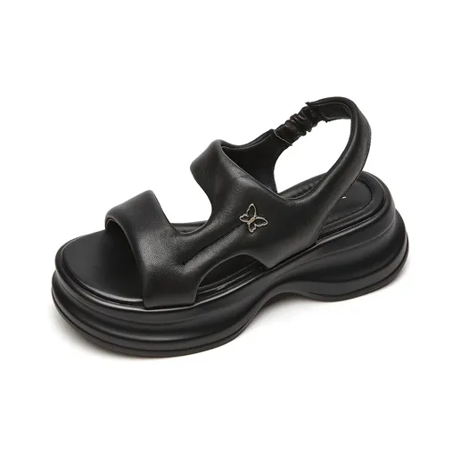 Millies Beach Sandals Women's Black, Beige-1
