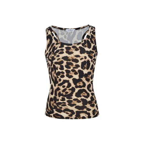 Garbege Tank Tops Women's Leopard Print