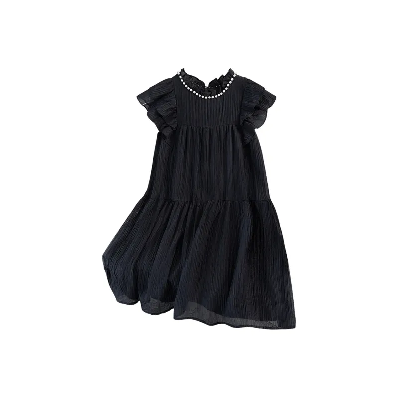 Cypress House Short Sleeved Dress Women's Black-0