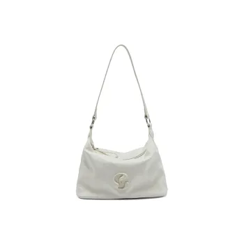 JACD PU Shoulder Bag, Crossbody Bag Medium Size Women's Black/Cool Mint/White