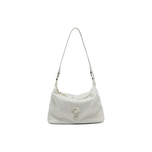 JACD PU Shoulder Bag, Crossbody Bag Medium Size Women's Black/Cool Mint/White