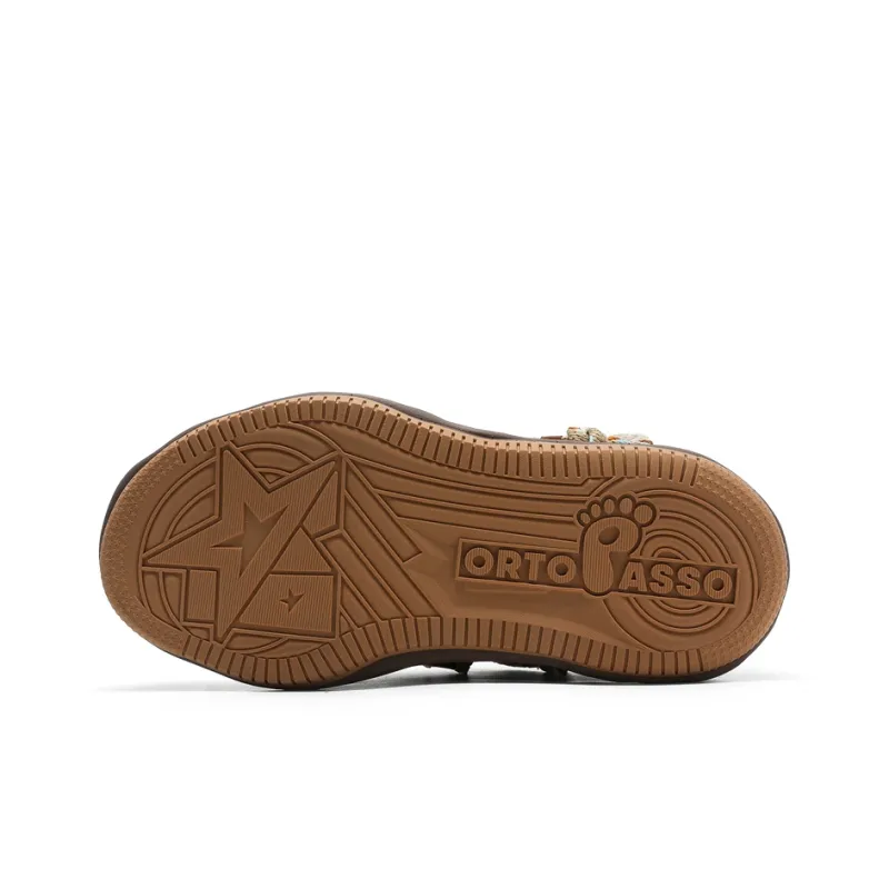Ignition Mid Top Casual Shoes Unisex Brown-4