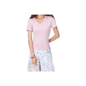 Wen Shan T Shirts Women's Pink