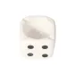 Ceramic Dice Ashtray-White
