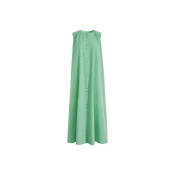 KUOSE Sleeveless Dresses Women's Green
