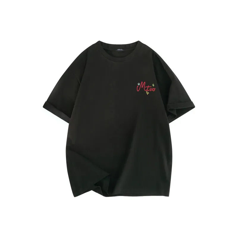 MONTVOO Drop Shoulder Sleeve T Shirt Unisex-7