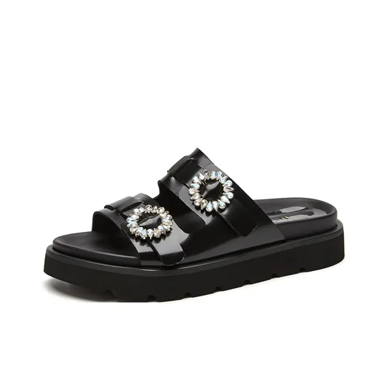 MILLIE'S Rubber Sole Quiet Slide Slippers Women's-1