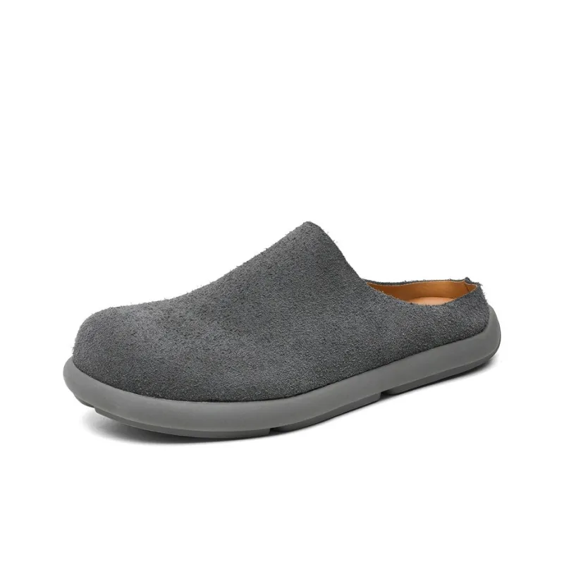 SOBB Rubber Sole Abrasion Resistant Slip Resistant Closed Toe Slippers Men's-18