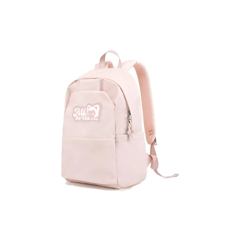 ALI THE FOX Synthetic Leather Backpack Regular Women's Pink-1