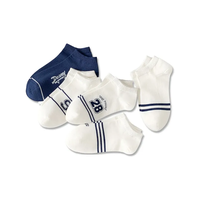 Gentle Welcome No Show Socks Men's 5 Pack-1