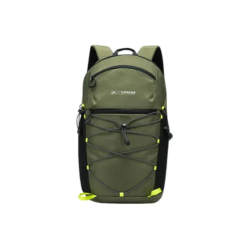 CHAOJIANTA China National Geography, Collaboration Polyester Backpack Unisex Morning Mist Green