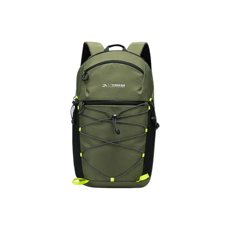 CHAOJIANTA China National Geography, Collaboration Polyester Backpack Unisex Morning Mist Green-0