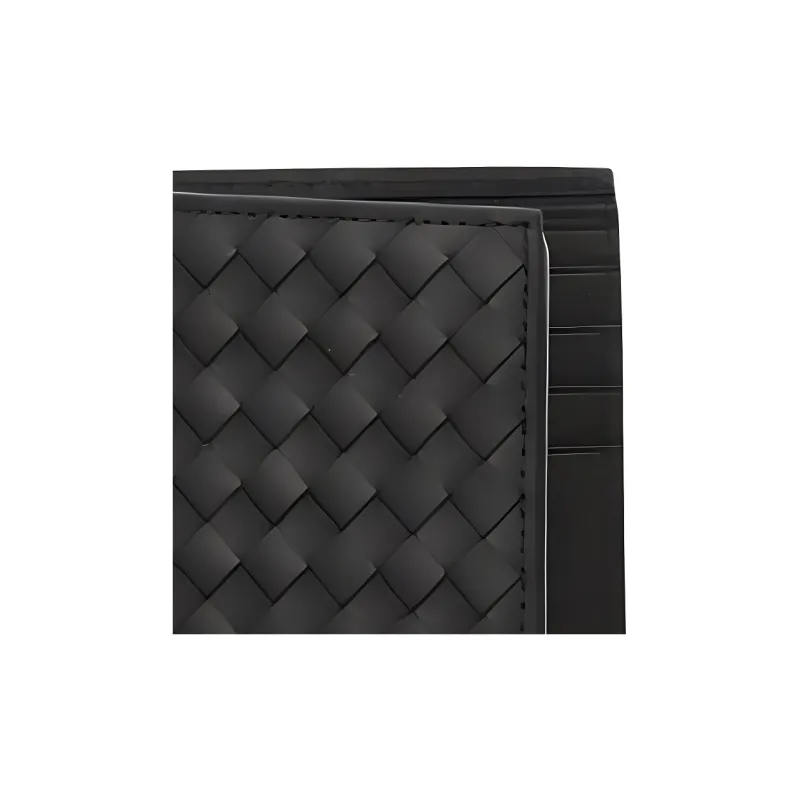 Bottega Veneta Leather Wallet Men's Black-2