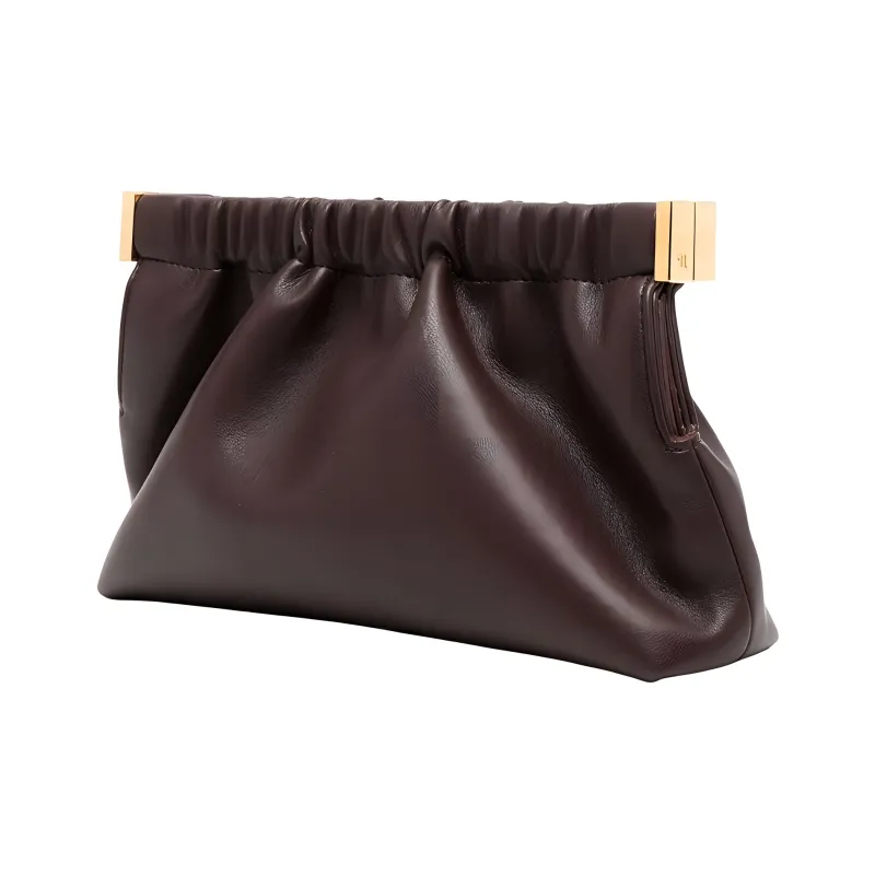NANUSHKA Kisslock Leather Handheld Crossbody Bag Shoulder Bag Women's-1