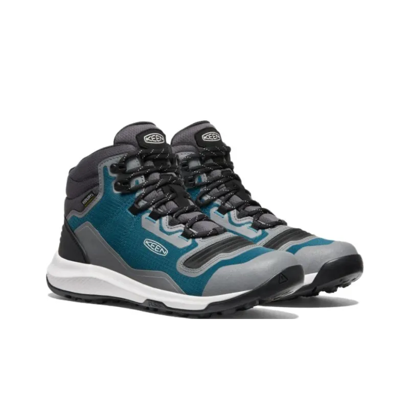 KEEN Tempo Waterproof And Slip Resistant Short Outdoor Boots Women's Blue-2