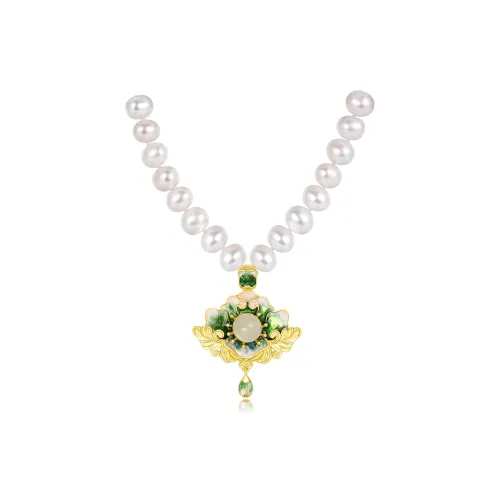 Olampe Pearl Necklaces Women's