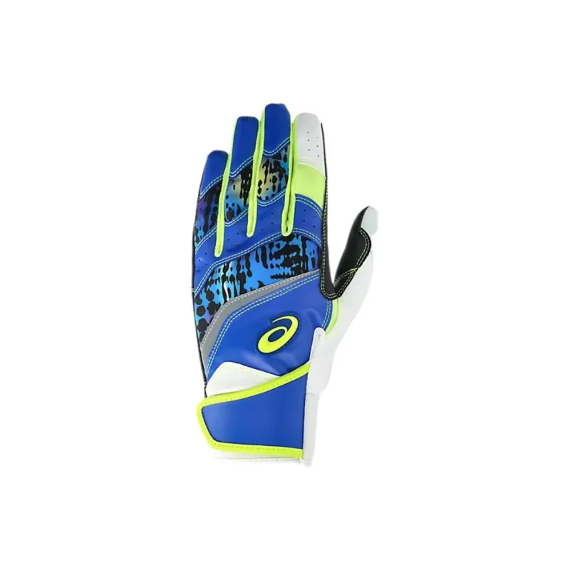 Asics Baseball Gloves Batter's Glove Leather Unisex Blue-0