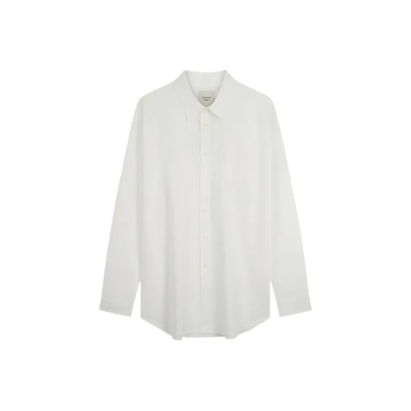 Calvin Klein Shirts Men YAA Moon White-0