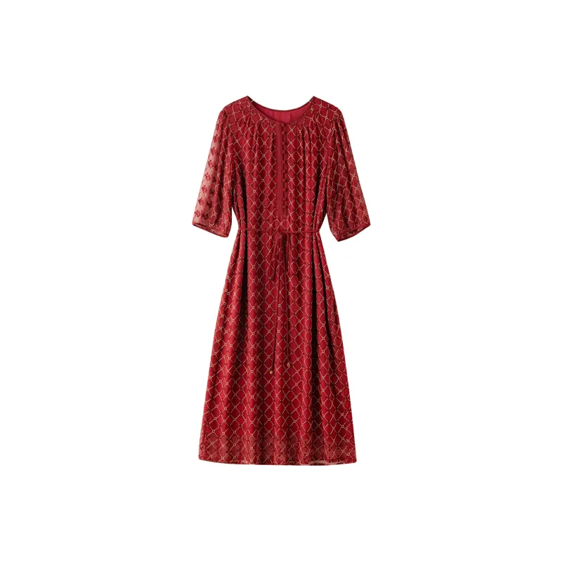 To The West Short Sleeved Dress Women's-0
