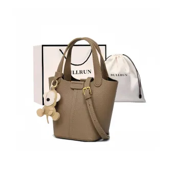 Bullrun Cow Leather Handbag Regular Women's Multicolor
