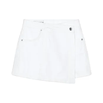 ZARA Denim Shorts Women's White