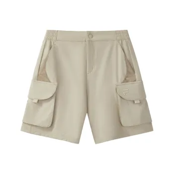 FILA FUSION Casual Shorts Women's Oil Painting Khaki DK