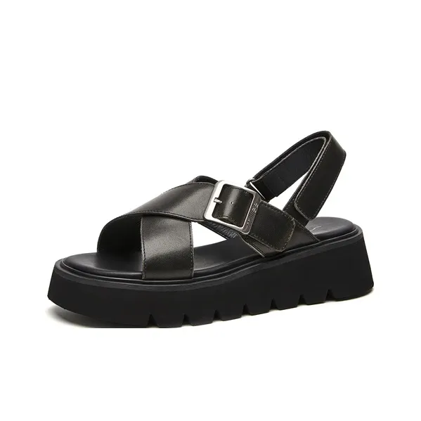 Millies Beach Sandals Women's Black, Brown-1