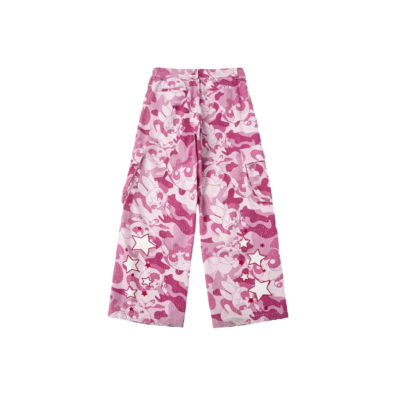 The Powerpuff Girls X WHOOSIS × The Powerpuff Girls, Collaboration Collection Casual Pants Unisex-3