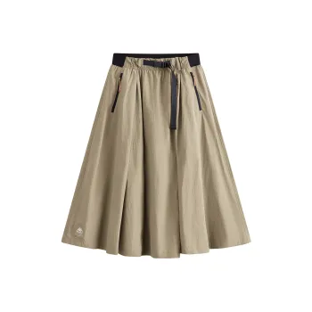 Kappa PLAYER Casual Long Skirt Women's Silver Sage Green
